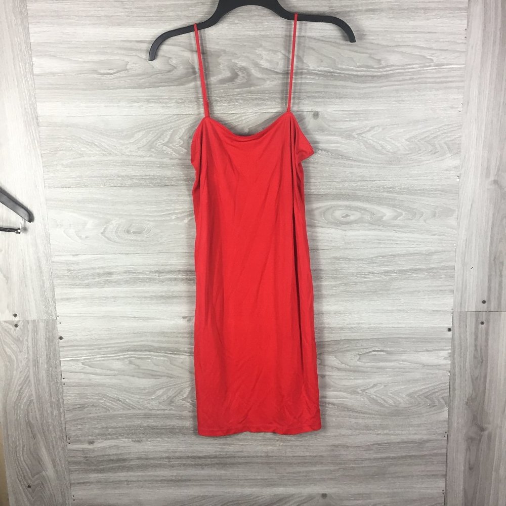 Akris Punto Red Lining Camisole Midi Dress